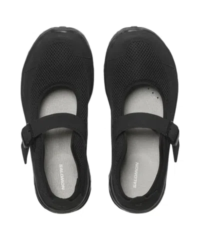 Salomon Rx Marie-jeanne Rubber-trimmed Mesh Sandals In Black