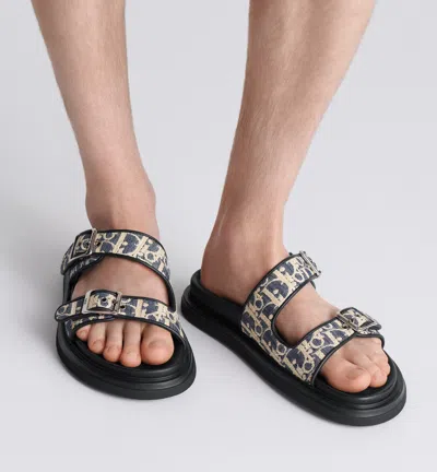 Dior Aqua Sandals In Black