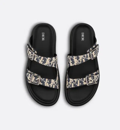 Dior Aqua Sandals In Black