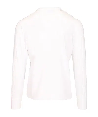 Tom Ford White Stretch Cotton Blend T-shirt