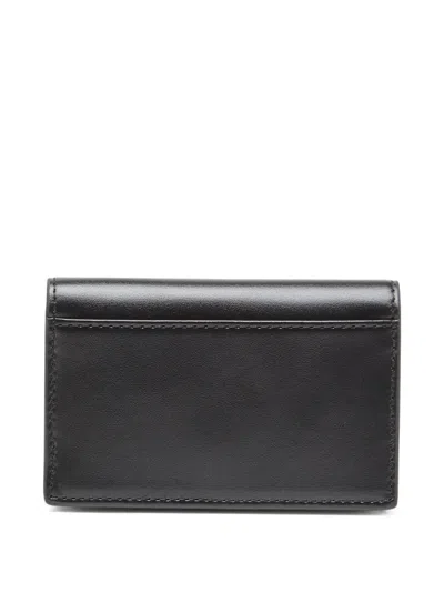 Diesel Womens T8013 1dr Leather Card Holder In Black