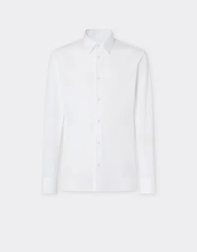 Ferrari Cotton Shirt In White