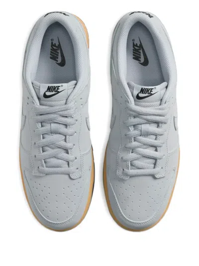 Nike Gray Dunk Low Retro Se Sneakers In Wolf Grey/game Yellow/wolf Grey