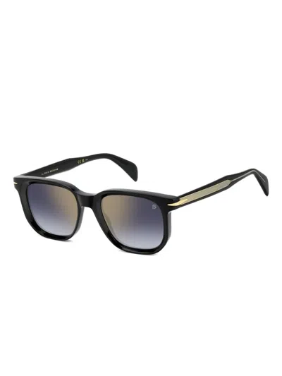 David Beckham Eyewear Square-frame Sunglasses In Black
