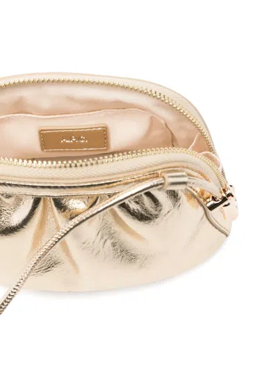 Apc A.p.c. Small Drawstring Ninon Shoulder Bag In Metallic