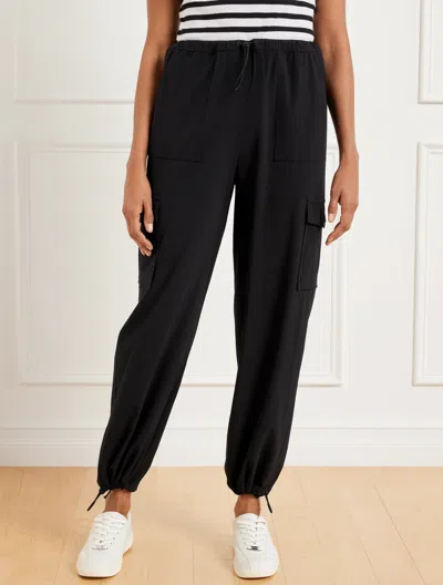 Talbots Plus Petite - Journey Ripstop Travel Pants - Black - 1x