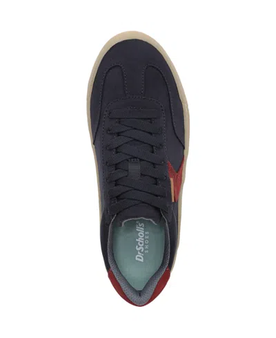 Dr. Scholl's Women's Time Off Win Lace Up Platform Sneakers In Blue