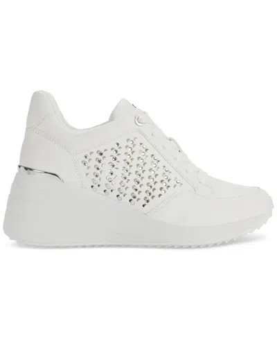 Dkny Kalinda Stones Sneakers In White