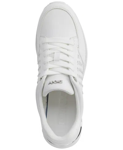 Dkny Kalinda Stones Sneakers In White