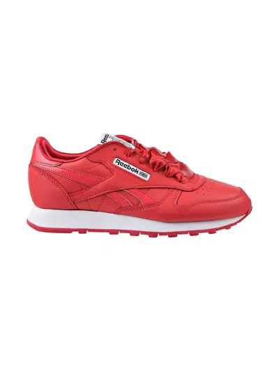 Reebok Classic Leather "vector Red" Sneakers In Red