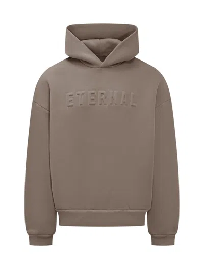 Fear Of God Eternal Relaxed Fit Crew Neck In Brown