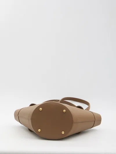 Dolce & Gabbana Brown Shoulder Bag With Two Top Handles And Buckle Closure On The Front In Brown