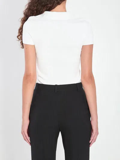 Balenciaga White Short-sleeve Nano Bb Tank Top In White