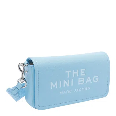 Marc Jacobs Rectangular Light Blue Shoulder Bag In Blue