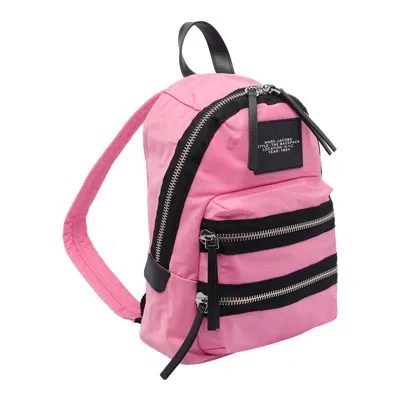 Marc Jacobs The Biker Nylon Medium Backpack In Pink