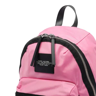 Marc Jacobs The Biker Nylon Medium Backpack In Pink