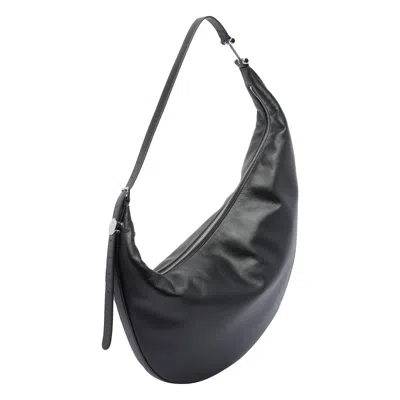 Marni Small Dot Hobo Shoulder Bag In Black