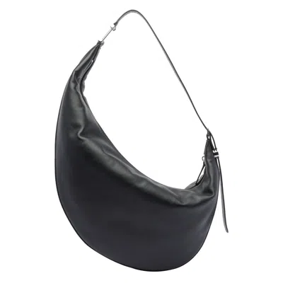 Marni Small Dot Hobo Shoulder Bag In Black