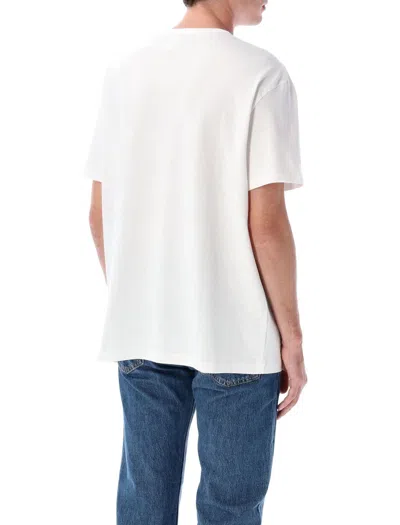 Polo Ralph Lauren Man's White Cotton T-shirt With Logo In White