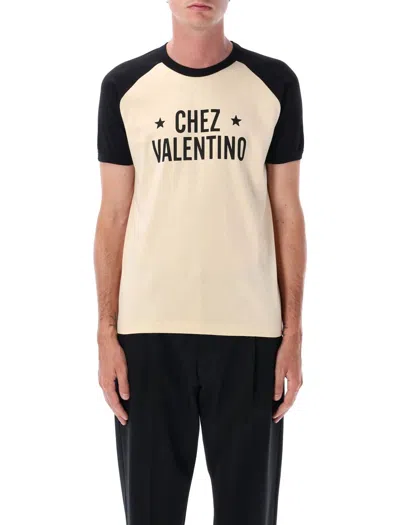 Valentino Men's T-shirt Chez In Neutral