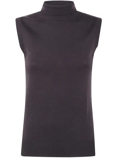 Sportmax Ardenza Knitted Top In Black