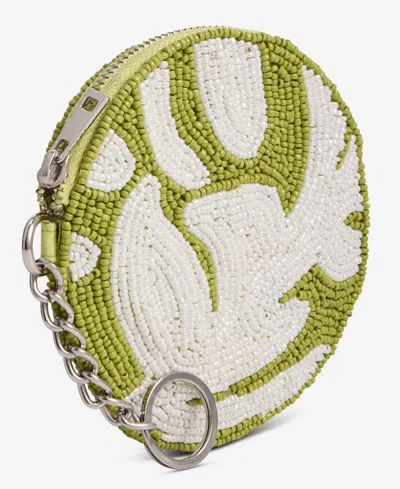 On 34th Hand Beaded Round Coin Purse, Exclusively At Macy's In White