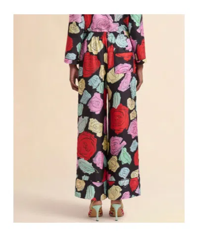 Marni Women's Orion Print Palazzo Trousers | Size 42 | 25ppama0335i0utsg30 Color Orn99 In Multi