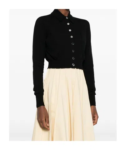 Sportmax Perseus Black Cardigan In Black