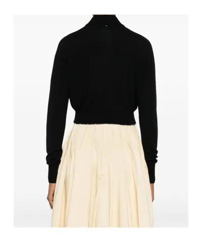 Sportmax Perseus Black Cardigan In Black