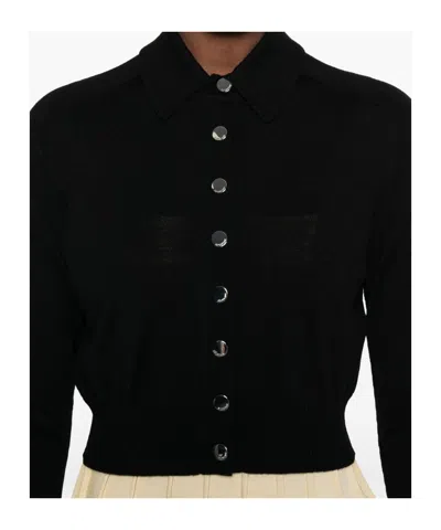 Sportmax Perseus Black Cardigan In Black