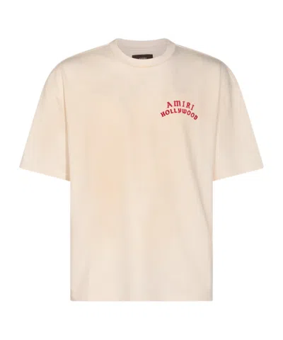Amiri Hollywood Oversized T-shirt In Neutral