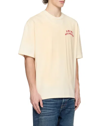 Amiri Hollywood Oversized T-shirt In Neutral