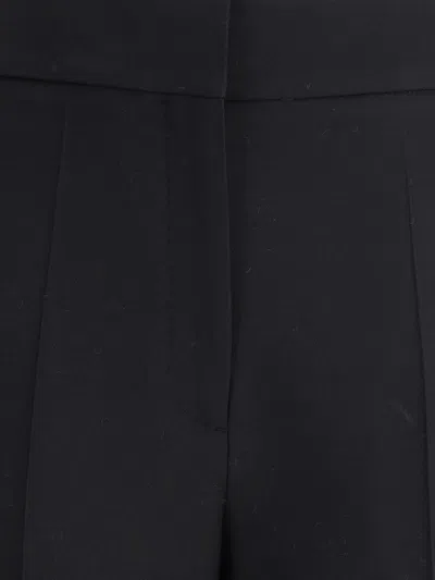 Valentino Tailored Wool Trousers For Versatile Looks In Black