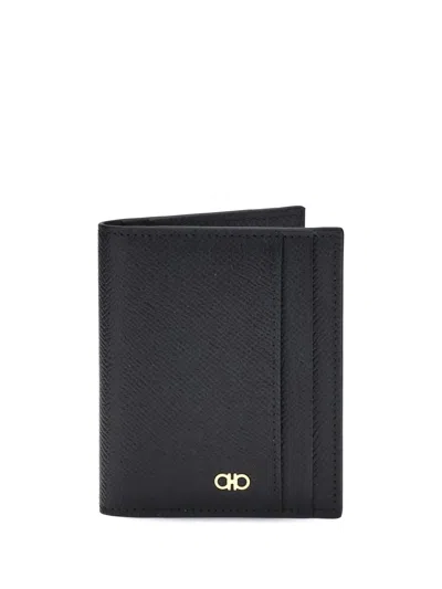 Ferragamo Bi-fold Cardholder Slots In Black