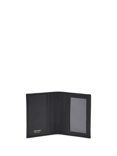 Ferragamo Bi-fold Cardholder Slots In Black