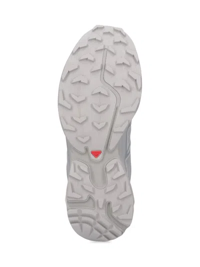 Salomon 'xt-6' Grey Sneaker With Logo Applied On The Tongue And Chunky Sole In Gray