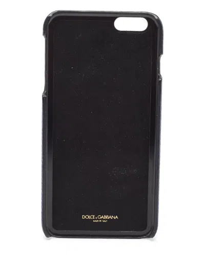 Pre-owned Dolce & Gabbana Nutcracker-motif Iphone 6 Case In Blue