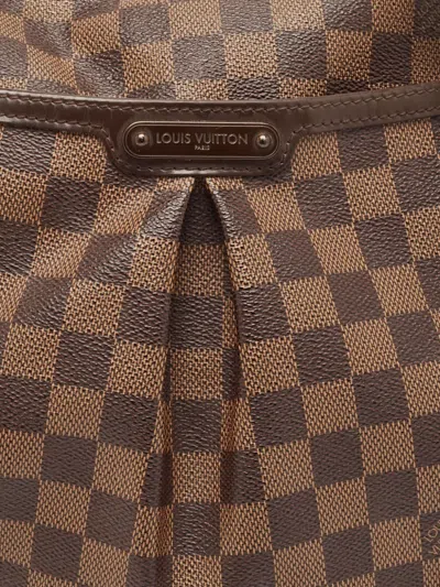 Pre-owned Louis Vuitton Damier Ebène Shoulder Bag In Brown