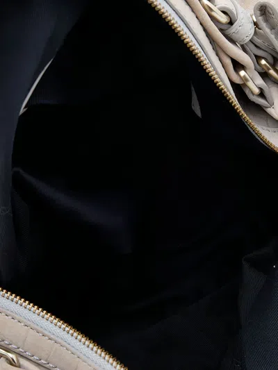 Pre-owned Givenchy Croc-embossed Shoulder Bag In Neutral