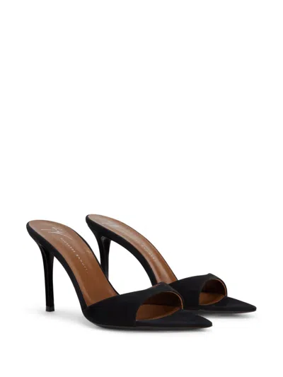 Giuseppe Zanotti 90mm Intriigo Mules In Black