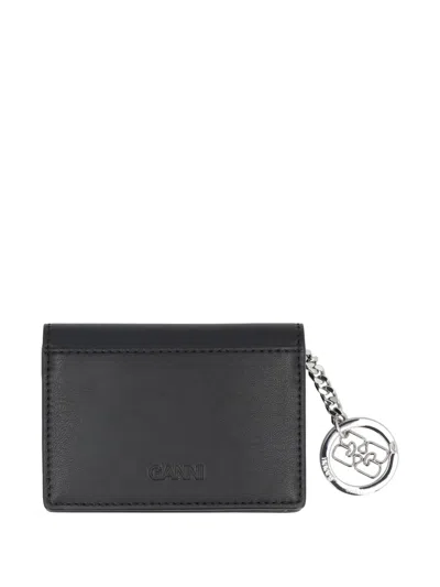 Ganni Bou Faux Leather Card Holder