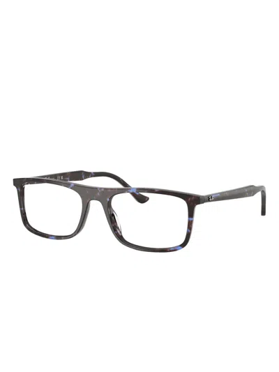 Ray Ban Rectangle-frame Glasses In Black