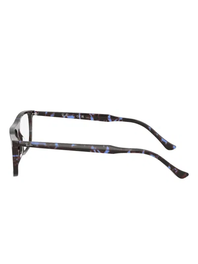 Ray Ban Rectangle-frame Glasses In Black