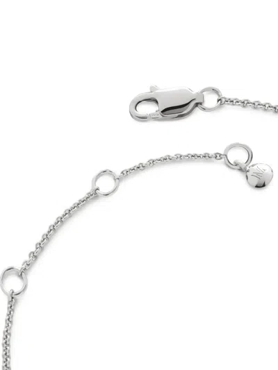 Monica Vinader Sterling Silver December Birthstone Chain Bracelet Turquoise In Metallic