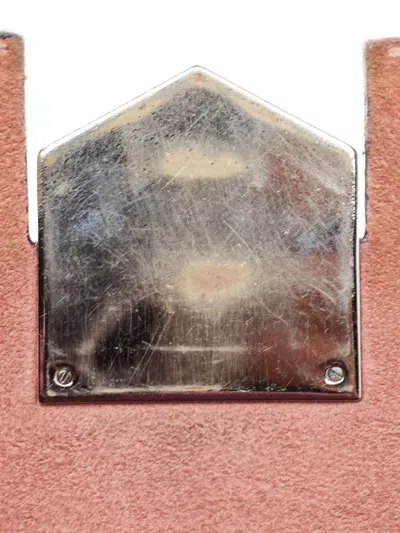 Pre-owned Jimmy Choo Lockett Metallic-effect Shoulder Bag