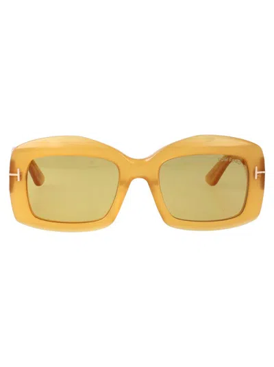 Tom Ford Full Frame Sunglasses In Gold