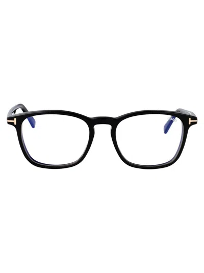 Tom Ford Nero Lucido Acetate Glasses In Black
