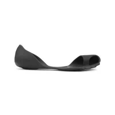 Balenciaga Anatomical Zero Rubber Slippers In Black