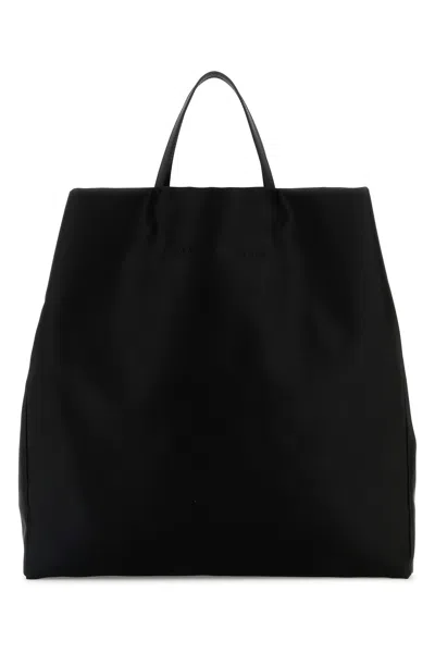 Carven Black Fabric Jeanne Shopping Bag