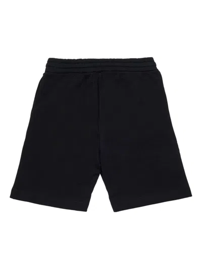 Diesel Fleece Shorts With Logo In Black